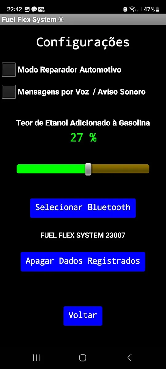 Alternative view of Fuel Flex System FFS 03 – Modelo Usuário