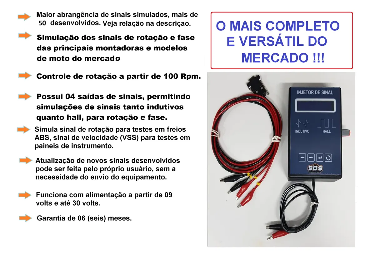 Injetor de Sinais De Rotação Fase Para Motos - Imagem 2