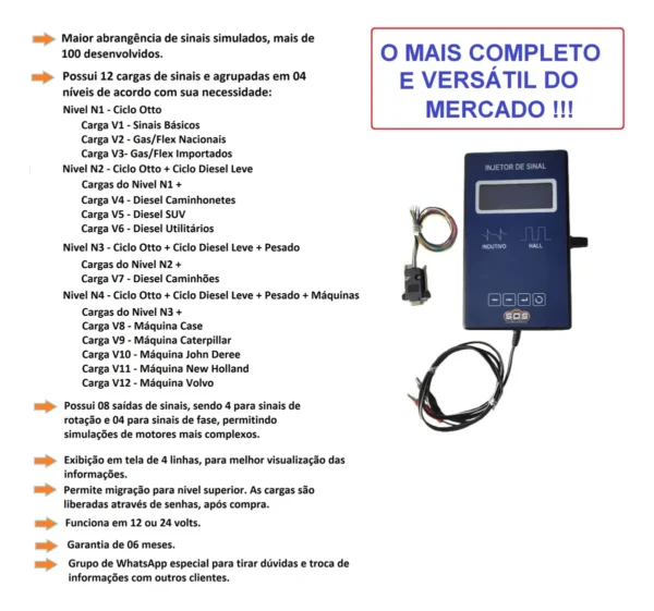 Alternative view of Injetor de Sinais Rotação Fase Db X8 N4