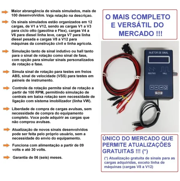 Alternative view of Injetor de Sinal Sensor Rotação Linha Diesel Leve