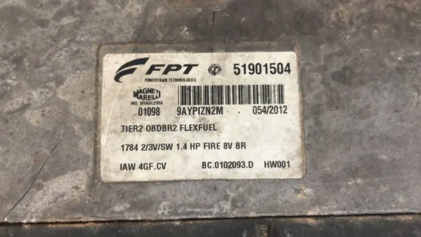 Alternative view of Módulo de Injeção Fiat Siena 1.4 – Código 51901504