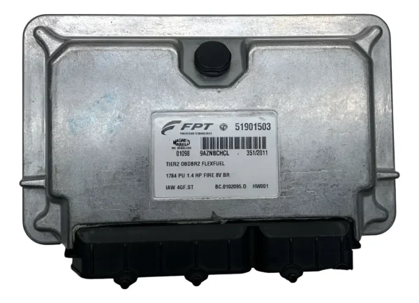 Alternative view of Módulo de Injeção Fiat Punto 1.4 Fire 8v – Código 51901503